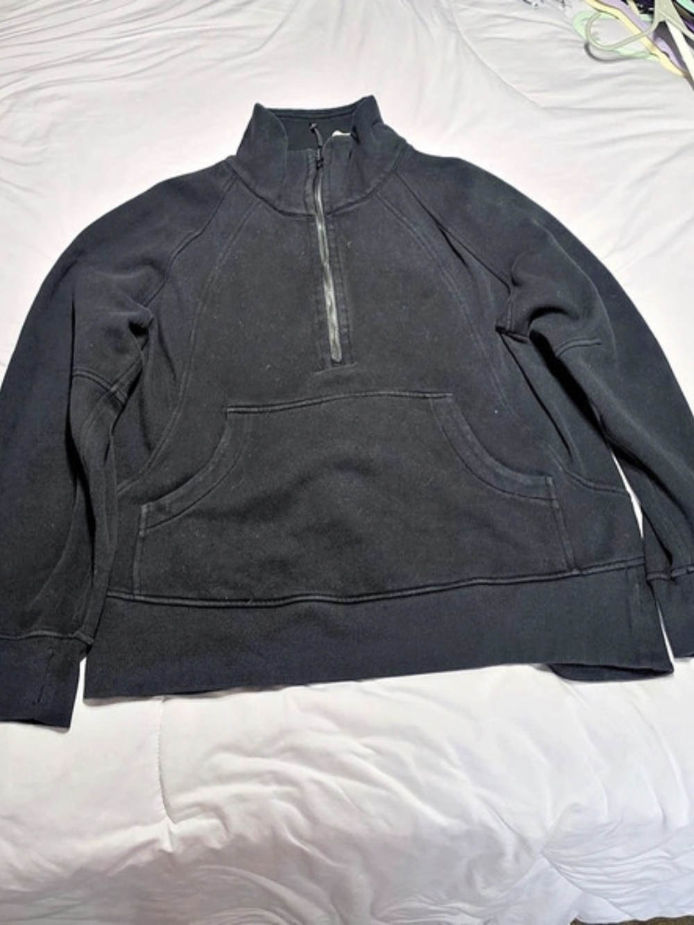 lululemon Scuba Oversized Funnel-Neck Half Zip Black Medium/Large